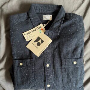 Frank & Oak Donegal The Nepped Shirt medium $89.50